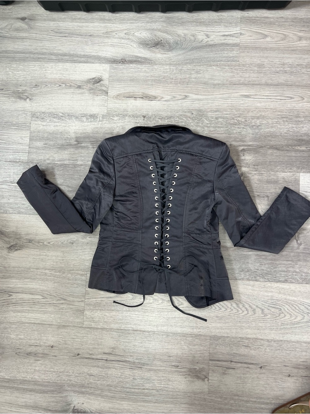 Rock & Republic Tailor Made Corset Lace Up Blazer Size 2